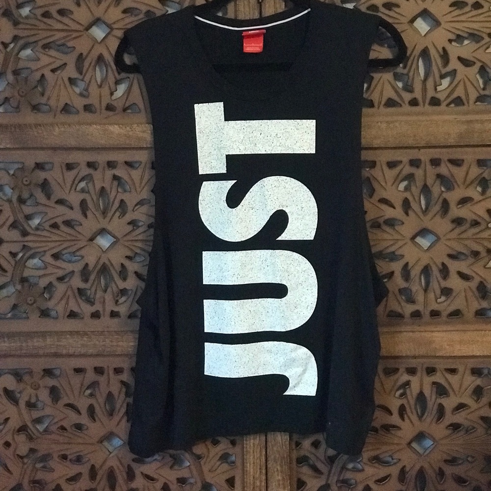 Nike size Large women’s “Just Do It” muscle tee.